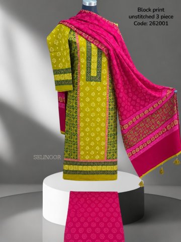 Cotton unstitched suits