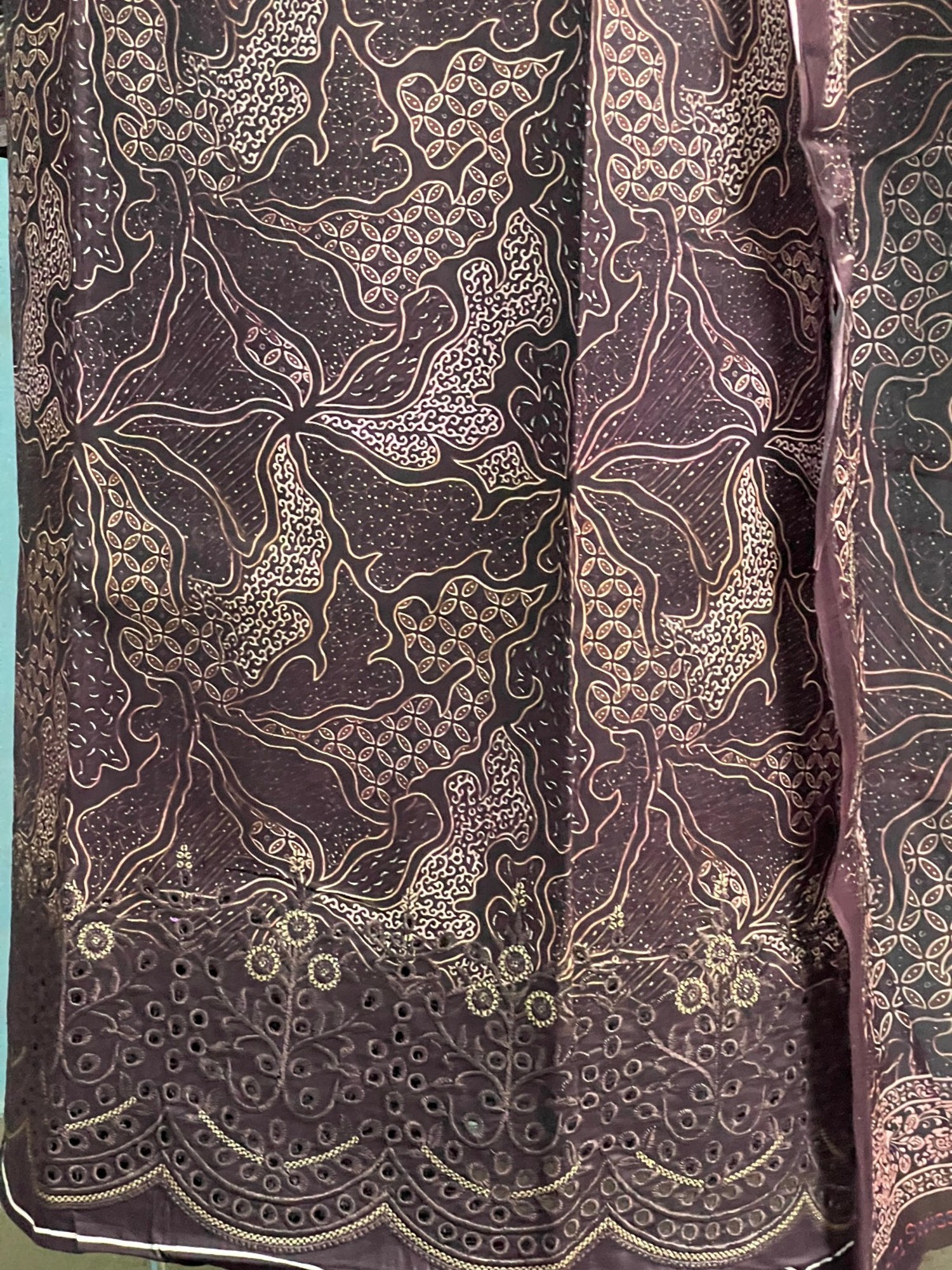 Wine Marshal Cotton lawn (Zam Zam)