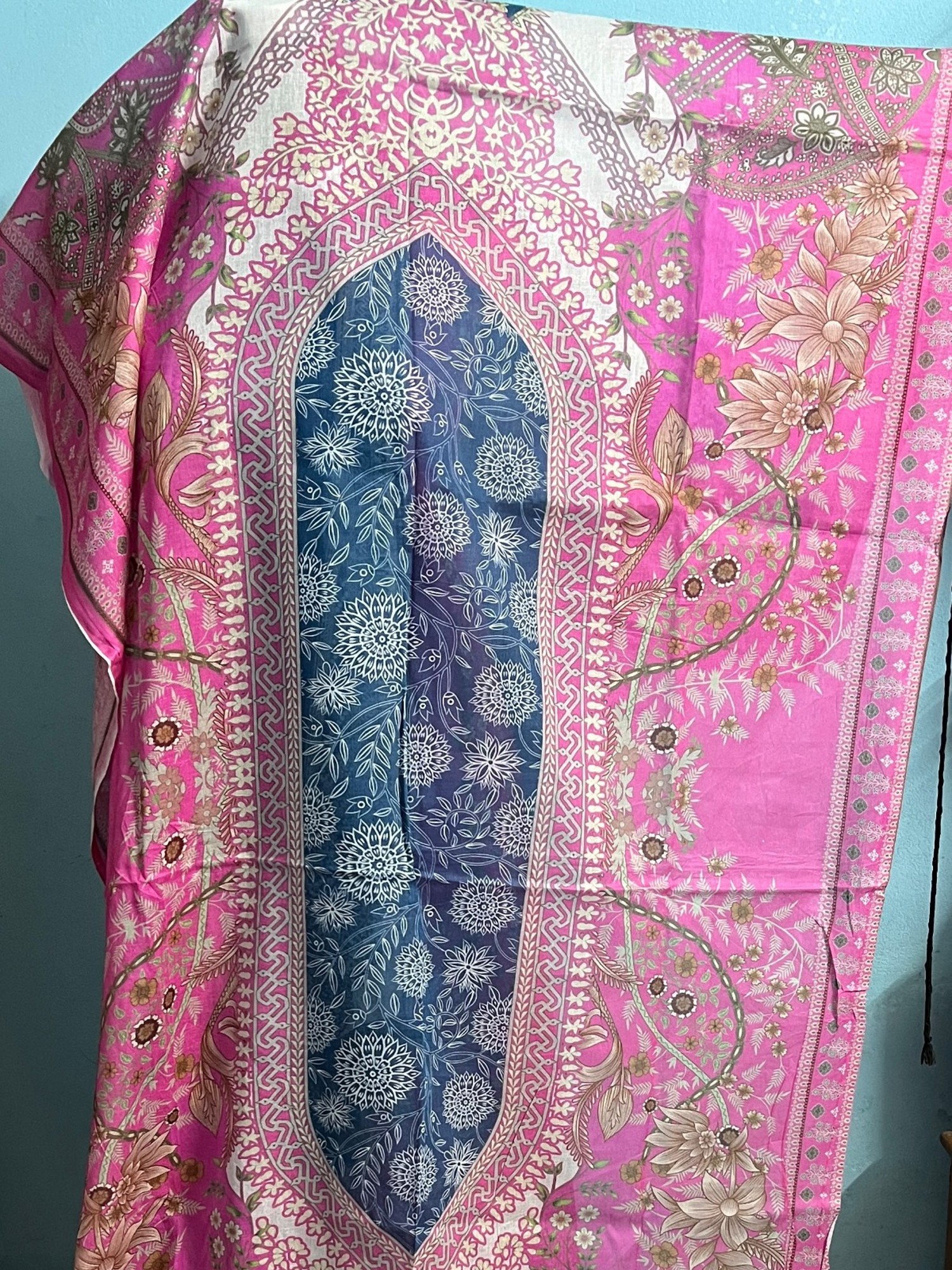 Pink Zam Zam Digital Swiss Lawn